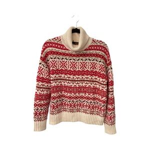 Oui Cotton Blend Turtleneck Sweater Size 6 NWT